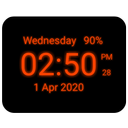 Digital Clock Live Wallpaper
