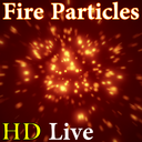 HD Fire Particles Live Wallpaper