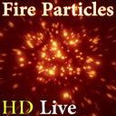 پس زمینه زنده آتش HD Fire Particles