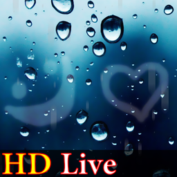 پس زمینه زنده باران HD Rain