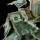 3d Falling Money Wallpaper