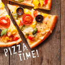 Stylish wallpaper-Pizza Time!-