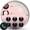 Theme Dialer Ribbon Pink