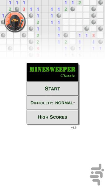 classic MineSweeper - Gameplay image of android game