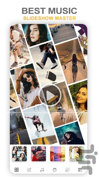 اضافه کردن اهنگ به فیلم - عکس برنامه موبایلی اندروید