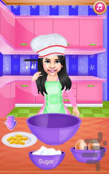 پخت و پز کیک مخملی - عکس بازی موبایلی اندروید