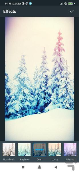 ویرایش عکس - عکس برنامه موبایلی اندروید