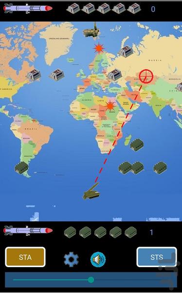 میسلز - Gameplay image of android game