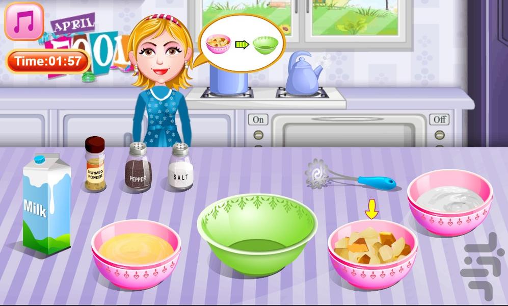 آشپزی پخت کیک - Gameplay image of android game