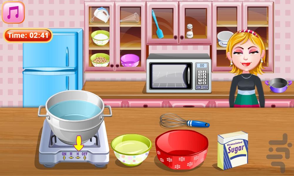 بازی ساخت کیک شکلاتی - عکس بازی موبایلی اندروید