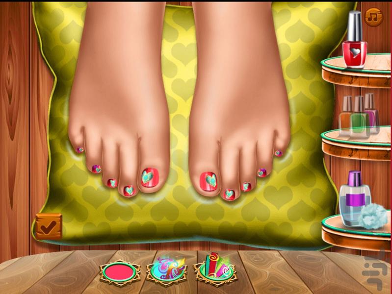 بازی مراقبت از پا پرنسس - عکس بازی موبایلی اندروید