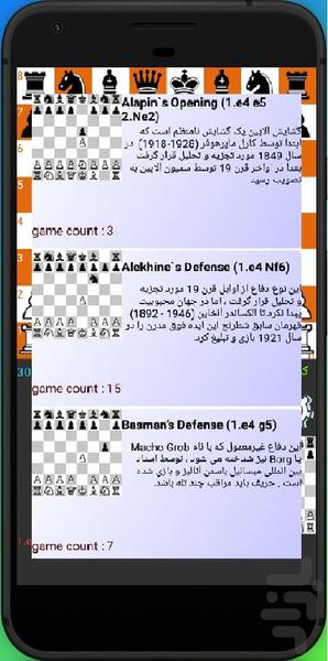 آموزش پیشرفته شطرنج - عکس برنامه موبایلی اندروید