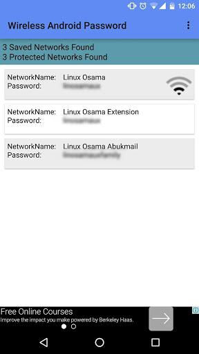 Wifi Password Recovery - Image screenshot of android app