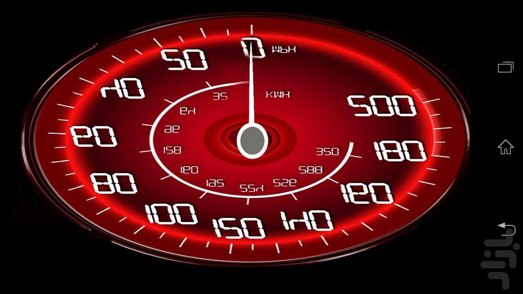 HUD SPEED METER - Image screenshot of android app