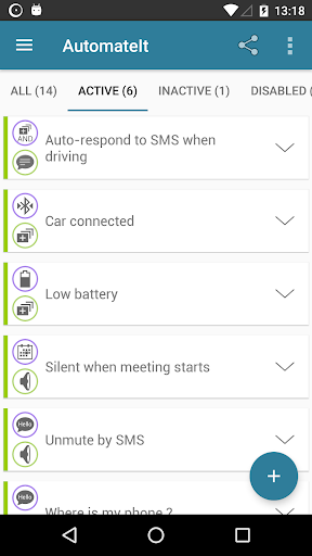 AutomateIt - Smart Automation - Image screenshot of android app