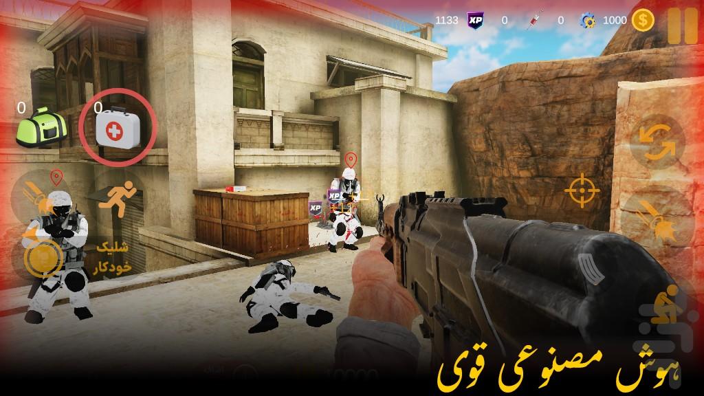 رد خون : شوتر اول شخص داستانی - Gameplay image of android game