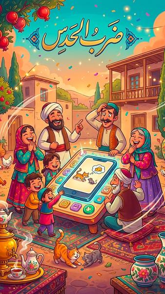 ضرب الحدس (بازی کلمات حدس ضرب المثل) - Gameplay image of android game
