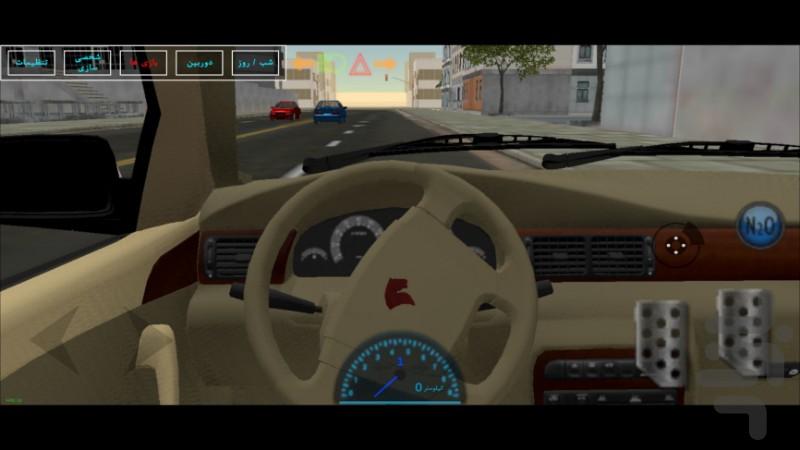 ماشین بازی سمند بی پلاک - Gameplay image of android game