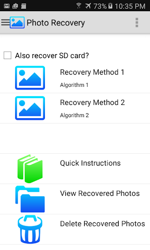 Photo Recovery - Image Restore - Image screenshot of android app