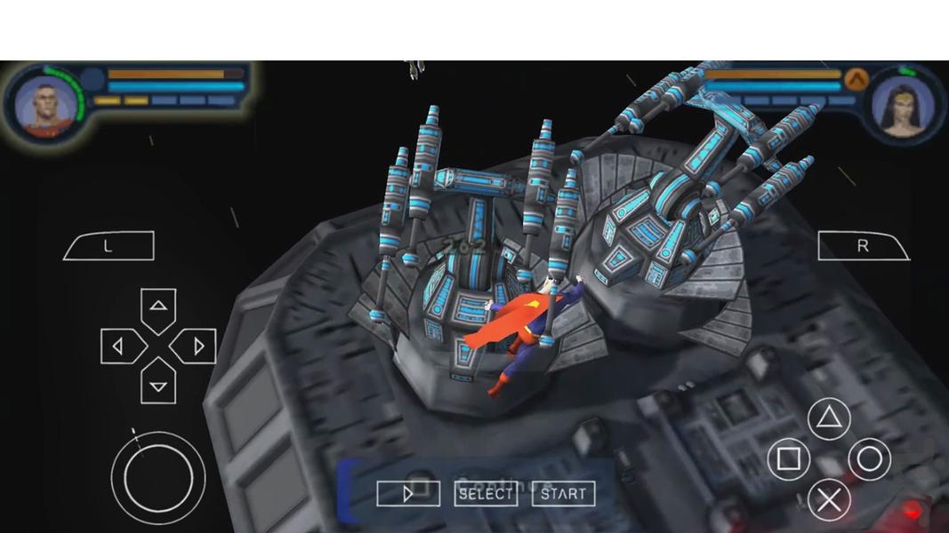 شبیه ساز قهرمانان لیگ عدالت - Gameplay image of android game