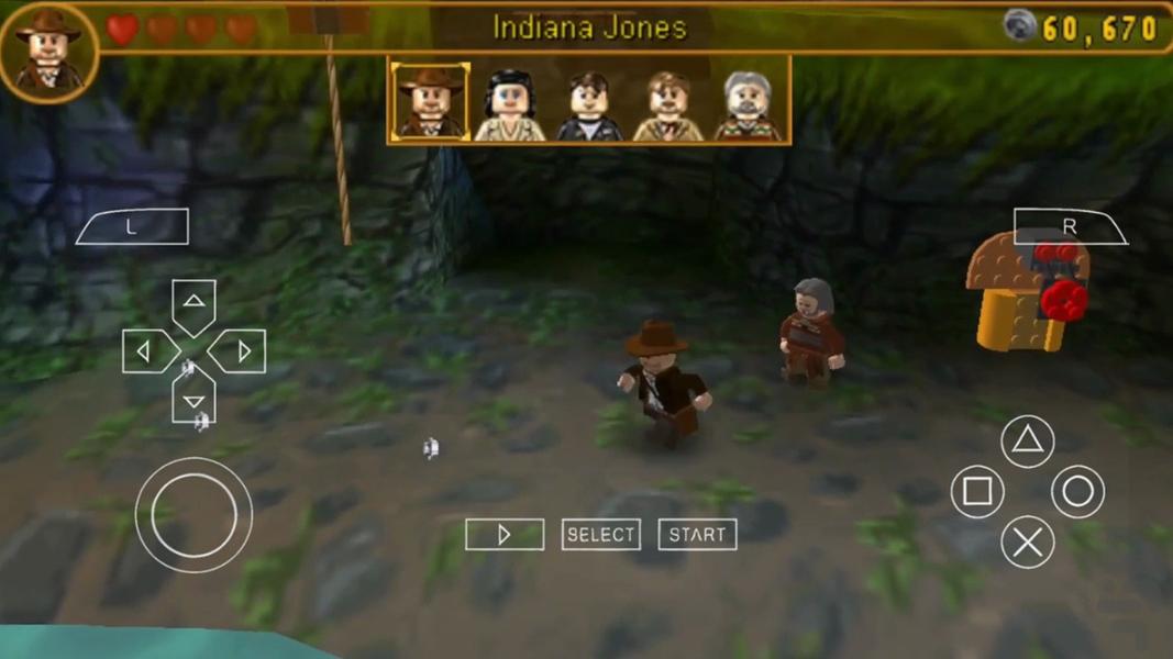 شبیه ساز لگو ایندیاناجونز 2 - Gameplay image of android game