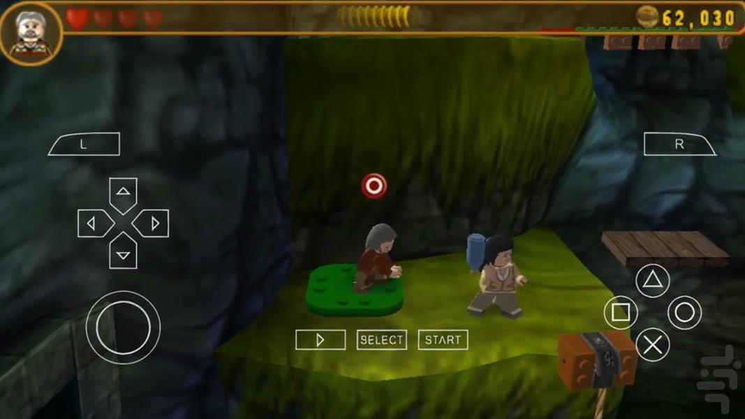 شبیه ساز لگو ایندیاناجونز 2 - Gameplay image of android game