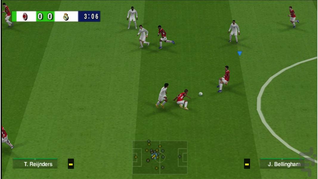 شبیه ساز فوتبال PES Hamishegi - Gameplay image of android game