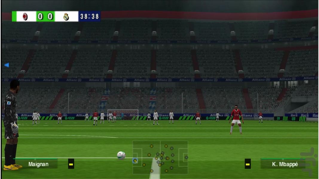 شبیه ساز فوتبال PES Hamishegi - Gameplay image of android game