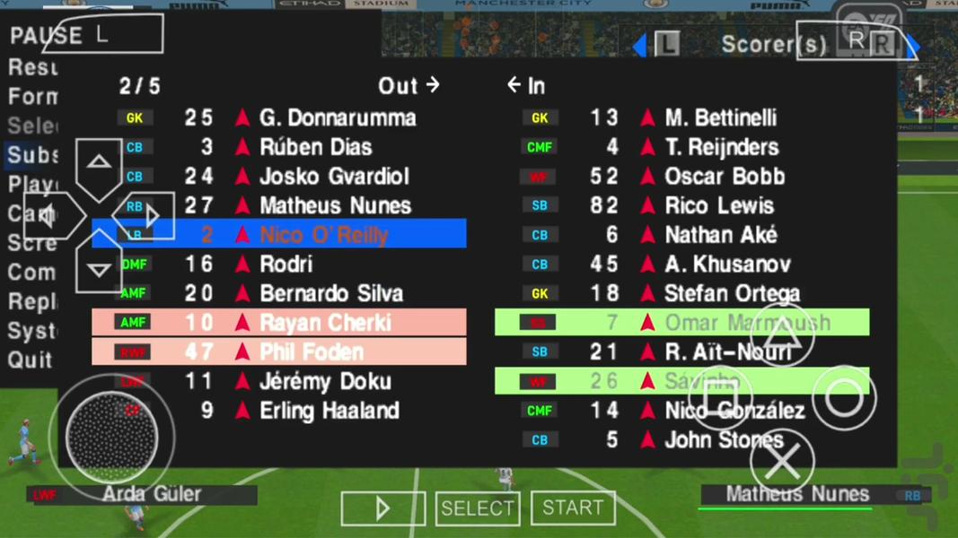 شبیه ساز فوتبال eFootball 26 - Gameplay image of android game