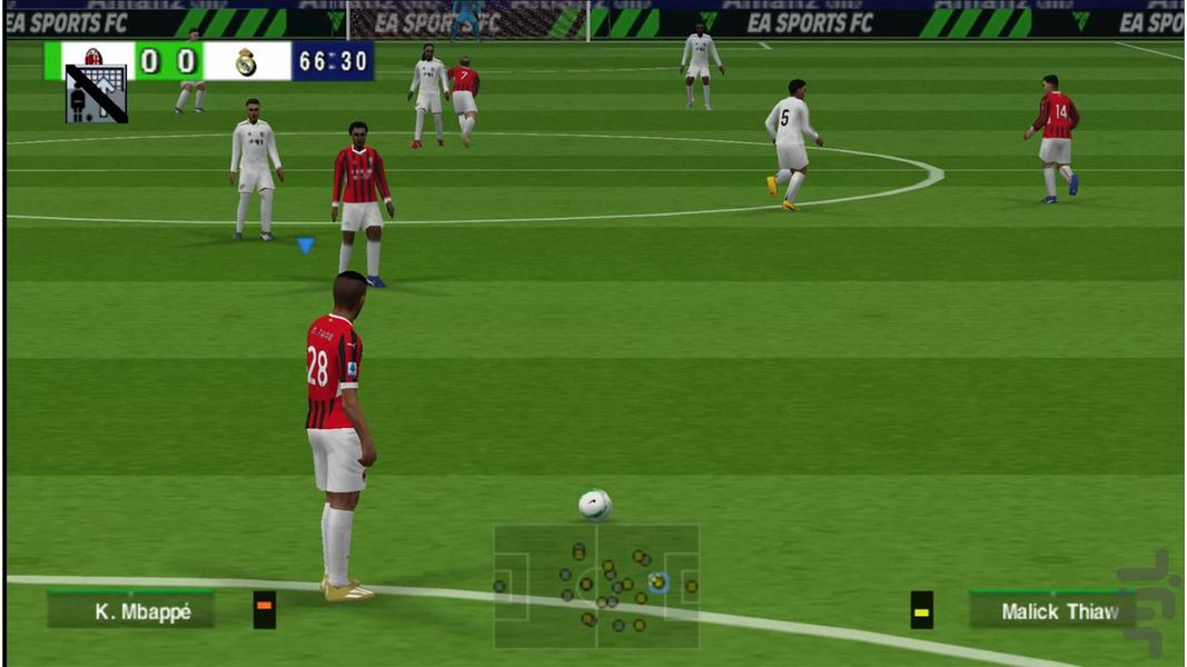 شبیه ساز فوتبال PES Hamishegi - Gameplay image of android game