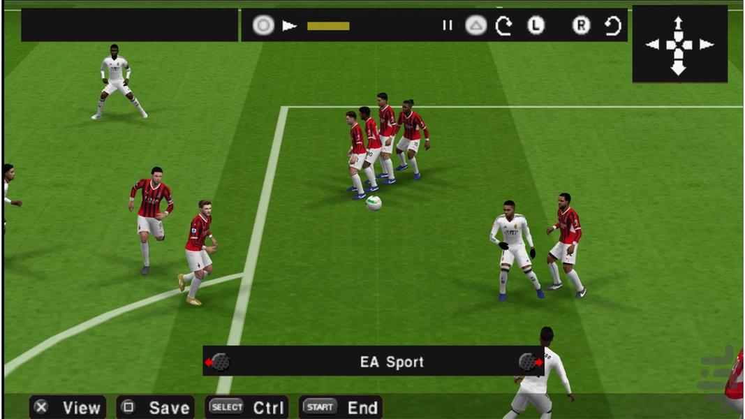 شبیه ساز فوتبال PES Hamishegi - Gameplay image of android game