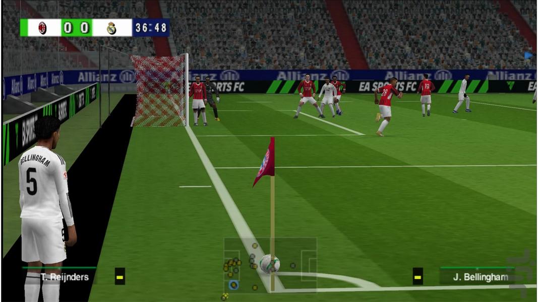 شبیه ساز فوتبال PES Hamishegi - Gameplay image of android game
