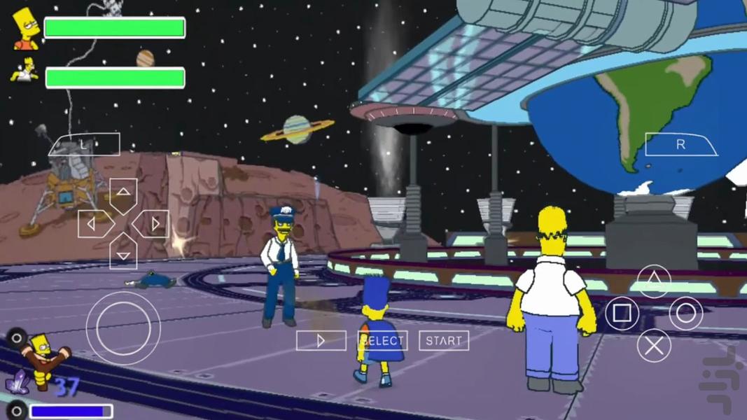 شبیه ساز سیمپسون ها - Gameplay image of android game