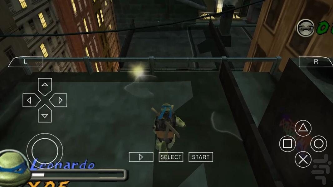 ‏شبیه ساز لاک پشت های نینجا - Gameplay image of android game