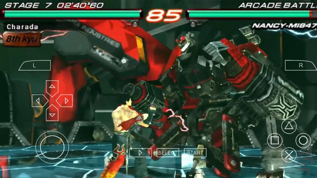 شبیه ساز تیکن 6 - Gameplay image of android game