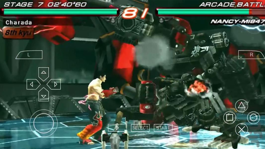 شبیه ساز تیکن 6 - Gameplay image of android game