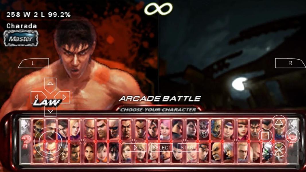 شبیه ساز تیکن 6 - Gameplay image of android game