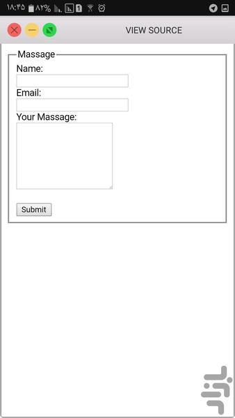 آموزش طراحی وب با HTML و CSS - Image screenshot of android app