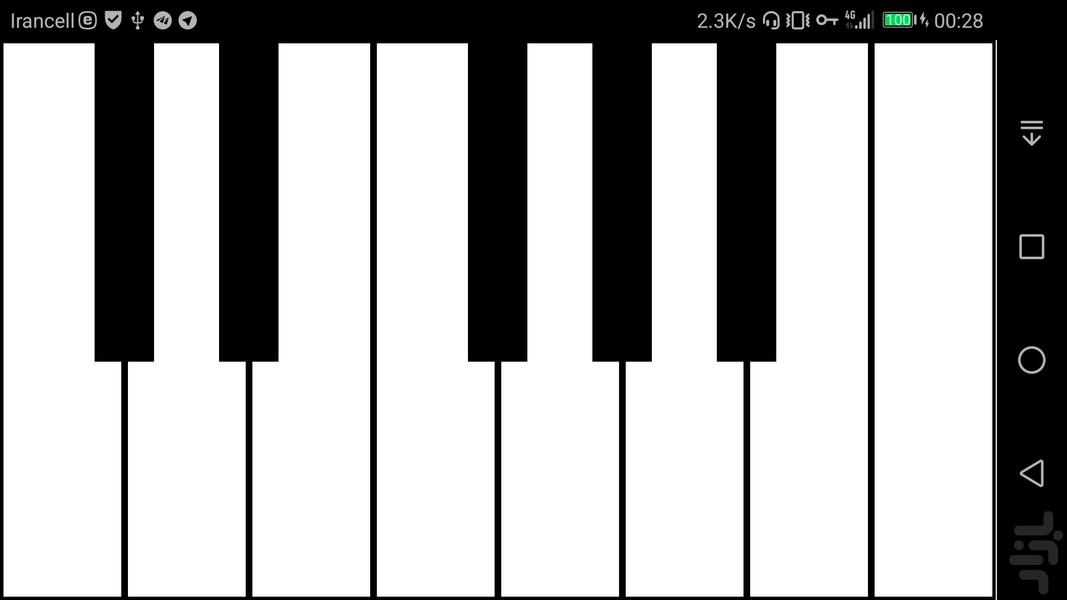 پیانو - عکس برنامه موبایلی اندروید