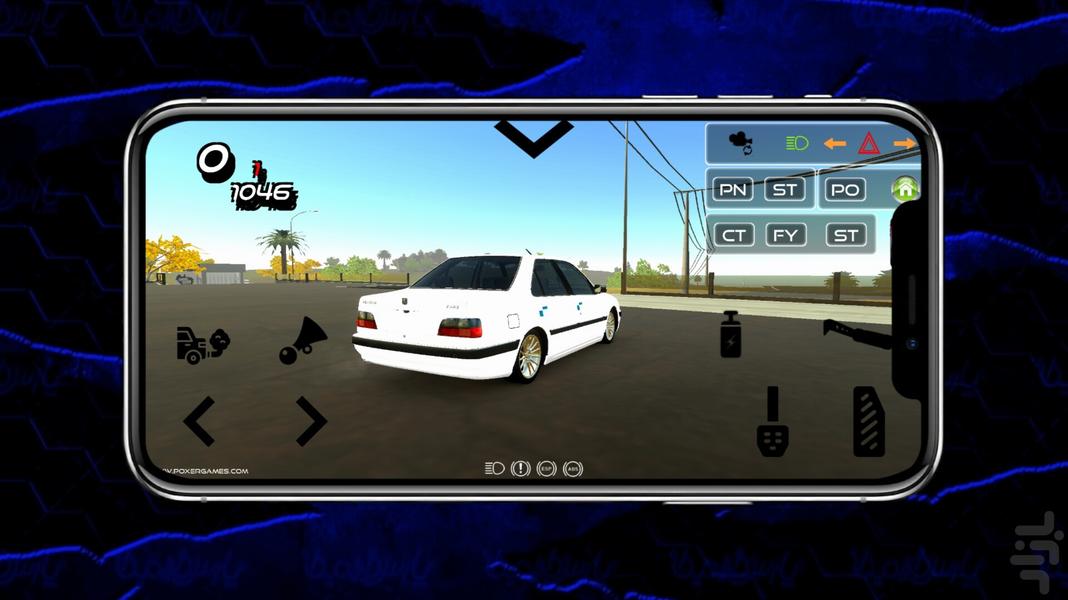 ‏‏‏رانندگی با پژو پارس - Gameplay image of android game