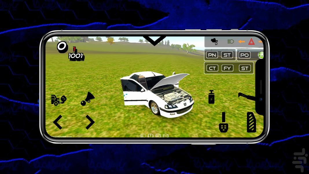 ‏‏‏رانندگی با پژو پارس - Gameplay image of android game