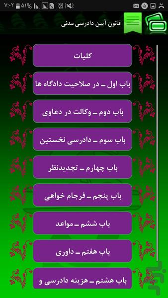 قانون آیین دادرسی مدنی+قوانین مرتبط - Image screenshot of android app
