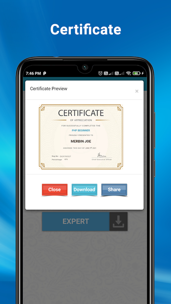 Learn PHP - Example and editor - Image screenshot of android app