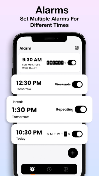 Alarm Clock - عکس برنامه موبایلی اندروید