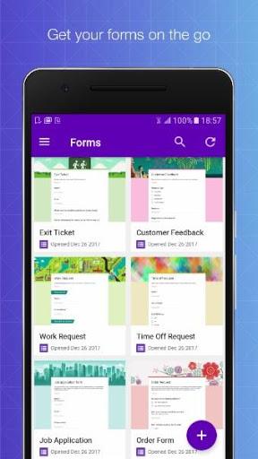 Forms app for Google Forms - Image screenshot of android app