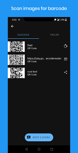 Barcode Scanner & Generator - عکس برنامه موبایلی اندروید