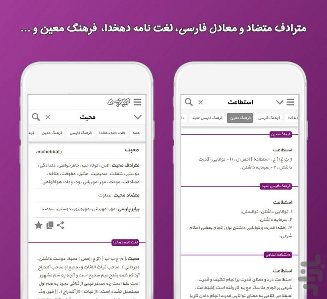 Abadis Dictionary and Translator - عکس برنامه موبایلی اندروید