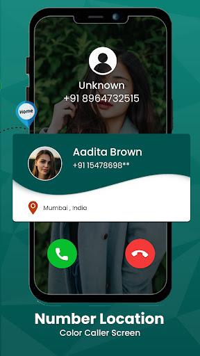 Number Location, Caller Screen - Image screenshot of android app