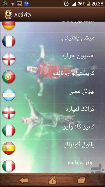 Biography of football players 2 - Image screenshot of android app