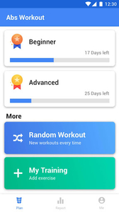 Abs Workout - 30 Day Ab Challenge - Image screenshot of android app
